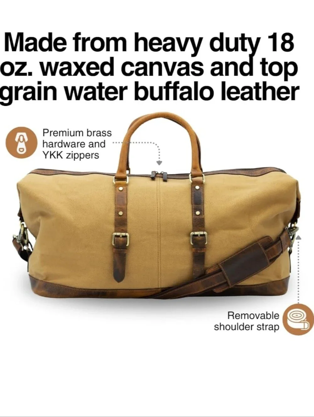 Kodiak Augustine Canvas Duffel
